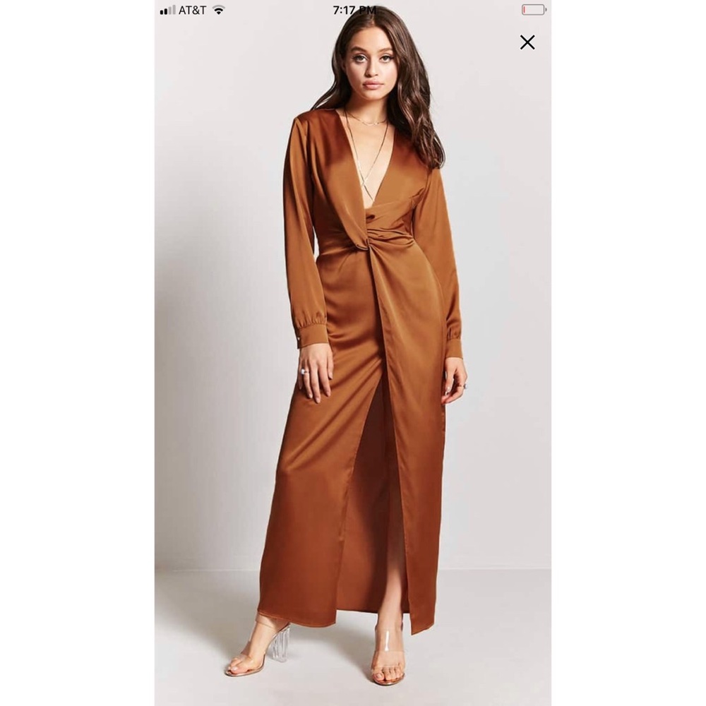 Elegant satin dress